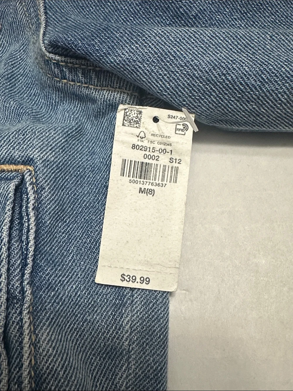 NEW Old Navy Youth Girls Denim Jean Jackets Snap Button Cotton Pockets Medium 8